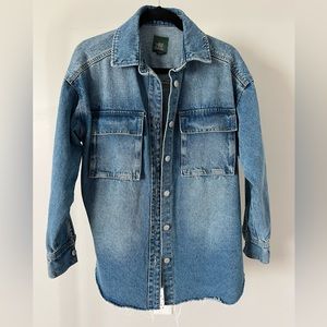 Wild Fable Denim Shacket - XS